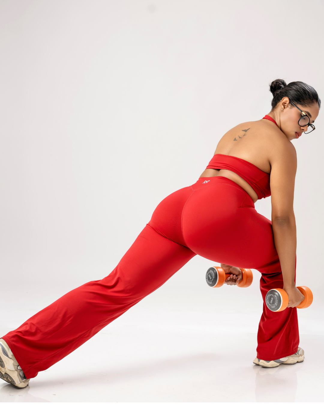 BREEZE Leggins- Rojo cereza