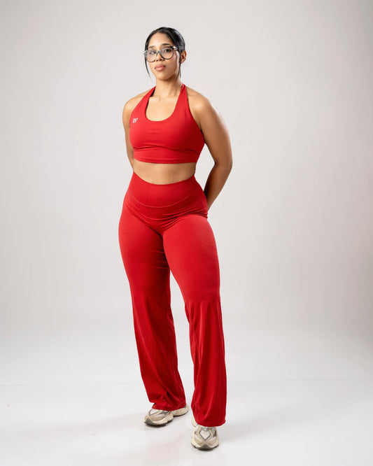 BREEZE Leggins- Rojo cereza